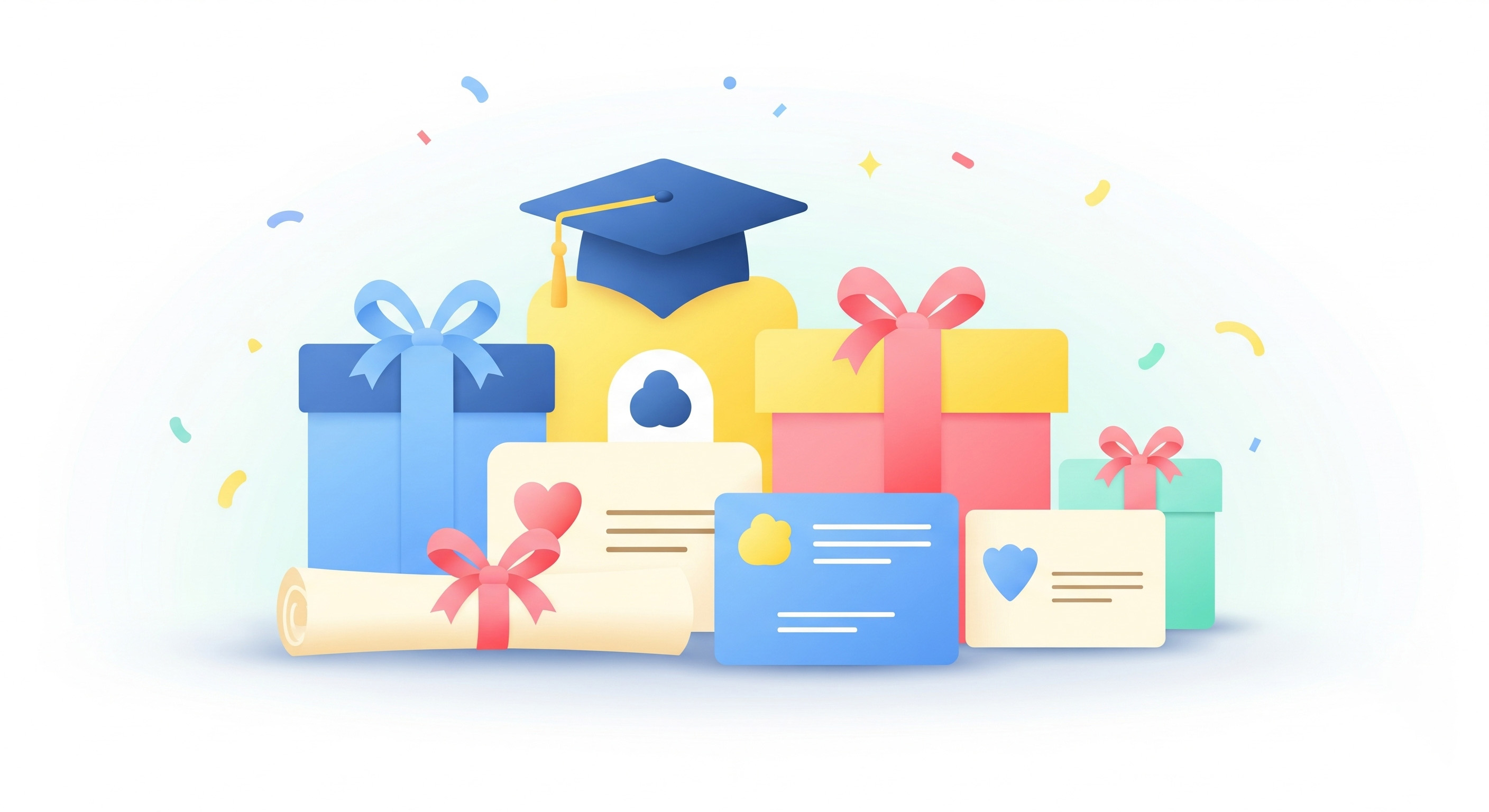 Graduation gifts and cards